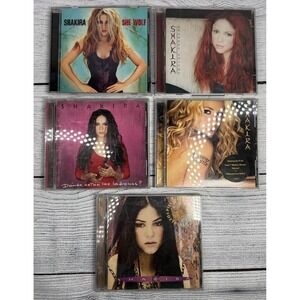 Shakira CD Lot 5 Albums She Wolf Laundry Service Grandes Exitos Pies Descalzos